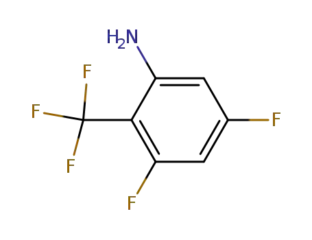 Molecular Structure of 123973-33-1 (3,5-DIFLUORO-2-TRIFLUOROMETHYL-PHENYLAMINE)
