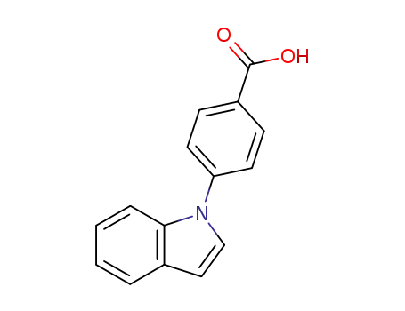 4-(1h-Indol-1-yl)benzoic acid