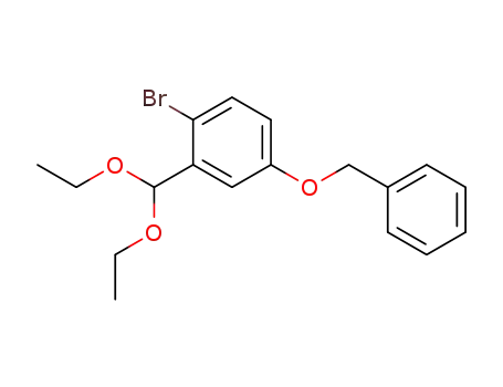 Benzene, 1-bromo-2-(diethoxymethyl)-4-(phenylmethoxy)-