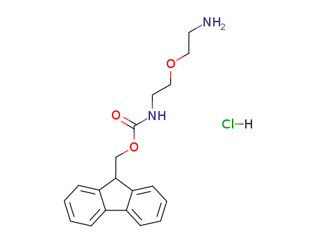 (9H-Fluoren-9-yl)methyl (2-(2-aminoethoxy)ethyl)carbamate hydrochloride 221352-88-1