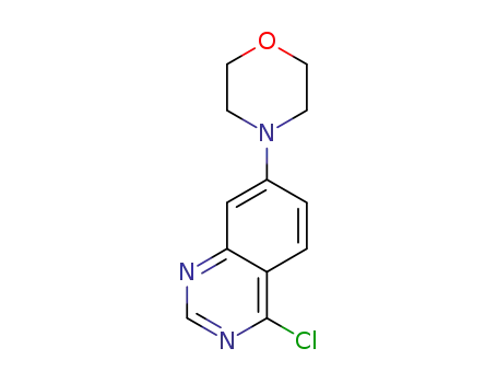 Molecular Structure of 1334602-74-2 (4-chloro-7-morpholinoquinazoline)