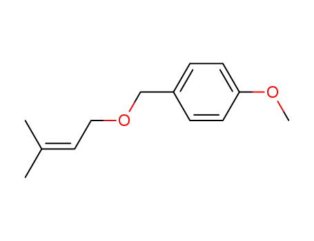 Molecular Structure of 207120-79-4 (Benzene, 1-methoxy-4-[[(3-methyl-2-butenyl)oxy]methyl]-)