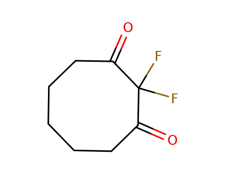 Molecular Structure of 1047997-32-9 (2,2-difluoro-1,3-cyclooctanedione)