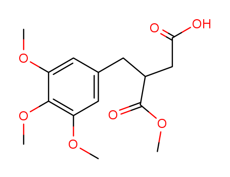 Butanedioic acid, [(3,4,5-trimethoxyphenyl)methyl]-, 1-methyl ester