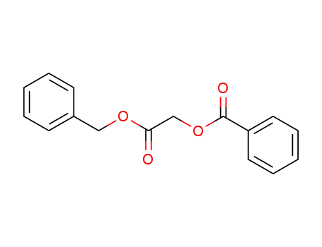 Molecular Structure of 52298-32-5 (Acetic acid, (benzoyloxy)-, phenylmethyl ester)
