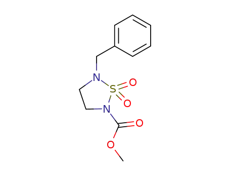 5-benzyl-1,1-dioxo-1λ<sup>6</sup>-[1,2,5]thiadiazolidine-2-carboxylic acid methyl ester