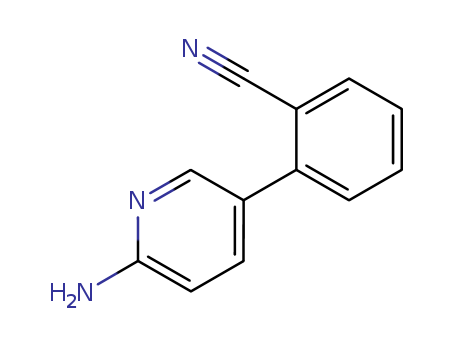 2-(6-amino-pyridin-3-yl)benzonitrile