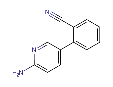 Molecular Structure of 352615-86-2 (2-(6-amino-pyridin-3-yl)benzonitrile)