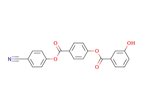 Benzoic acid, 3-hydroxy-, 4-[(4-cyanophenoxy)carbonyl]phenyl ester