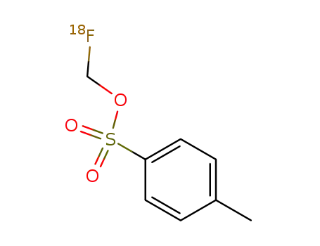 Molecular Structure of 113426-16-7 ([18F]fluoromethylene toluene-4-sulfonate)