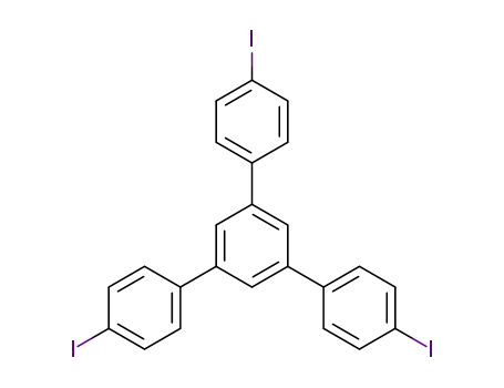 Molecular Structure of 151417-38-8 (1 3 5-TRIS(4-IODOPHENYL)BENZENE)  90)