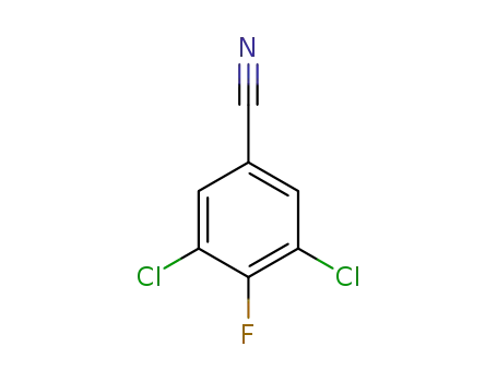 Molecular Structure of 103879-31-8 (3,5-DICHLORO-4-FLUOROBENZONITRILE)