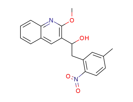 3-Quinolinemethanol, 2-methoxy-a-[(5-methyl-2-nitrophenyl)methyl]-