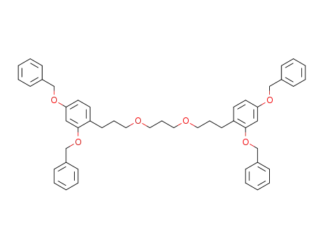 Molecular Structure of 491610-78-7 (1,11-bis(2,4-dibenzyloxyphenyl)-4,8-dioxaundecane)