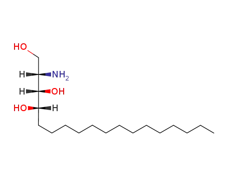 Molecular Structure of 13552-11-9 (PHYTOSPHINGOSINE)