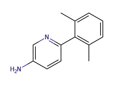 Molecular Structure of 902745-36-2 (6-(2,6-dimethylphenyl)-pyridin-3-ylamine)