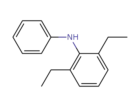 Molecular Structure of 634904-73-7 (Benzenamine, 2,6-diethyl-N-phenyl- (9CI))