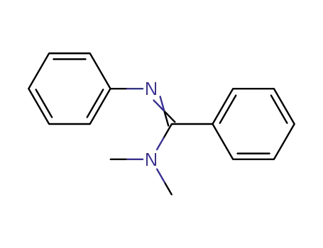 Molecular Structure of 2397-36-6 (Benzenecarboximidamide,N,N-dimethyl-N'-phenyl-)