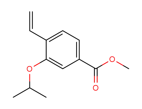 Benzoic acid, 4-ethenyl-3-(1-methylethoxy)-, methyl ester