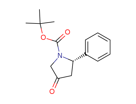 (S)-TERT-BUTYL 4-OXO-2-PHENYLPYRROLIDINE-1-CARBOXYLATE cas no. 635724-46-8 98%