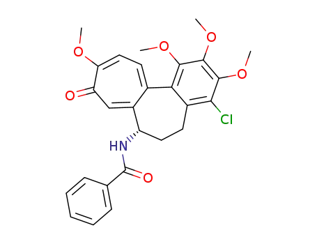 Molecular Structure of 1267987-09-6 (N-benzoyl-4-chlorodeacetyl colchicine)