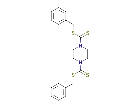 Molecular Structure of 21585-27-3 (dibenzyl piperazine-1,4-dicarbodithioate)