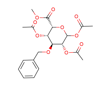 L-이도피라누론산, 3-O-(페닐메틸)-, 메틸 에스테르, 트리아세테이트