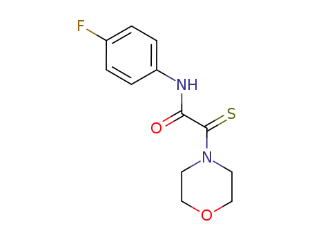 <i>N</i>-(4-fluoro-phenyl)-2-morpholin-4-yl-2-thioxo-acetamide