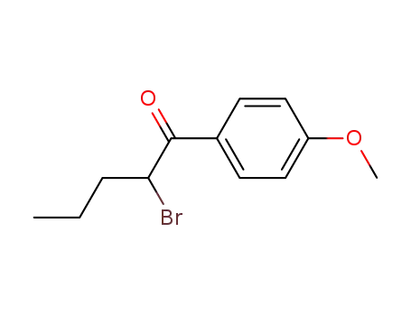 Molecular Structure of 36412-64-3 (2-BROMO-1-(4-METHOXY-PHENYL)-PENTAN-1-ONE)