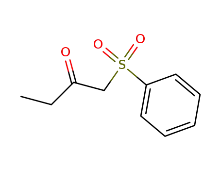 Molecular Structure of 33597-94-3 (2-Butanone, 1-(phenylsulfonyl)-)