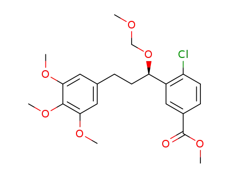 (R)-methyl 4-chloro-3-(1-(methoxymethoxy)-3-(3,4,5-trimethoxyphenyl)propyl)benzoate