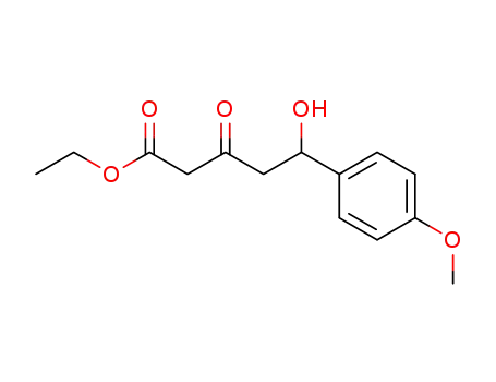 ethyl 5-hydroxy-5-(4-methoxyphenyl)-3-oxopentanoate