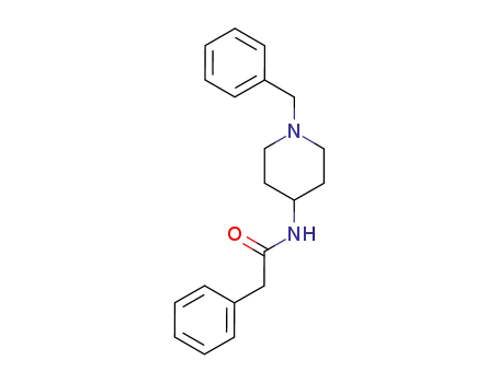 Molecular Structure of 132862-06-7 (Benzeneacetamide, N-[1-(phenylmethyl)-4-piperidinyl]-)