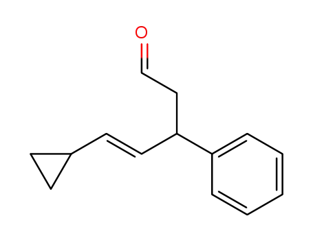 (E)-5-cyclopropyl-3-phenyl-pent-4-enal
