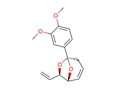 6,8-Dioxabicyclo[3.2.1]oct-2-ene, 5-(3,4-dimethoxyphenyl)-7-ethenyl-,
(1R,5R,7R)-