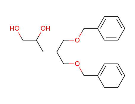 5-benzyloxy-4-benzyloxymethyl-pentane-1,2-diol
