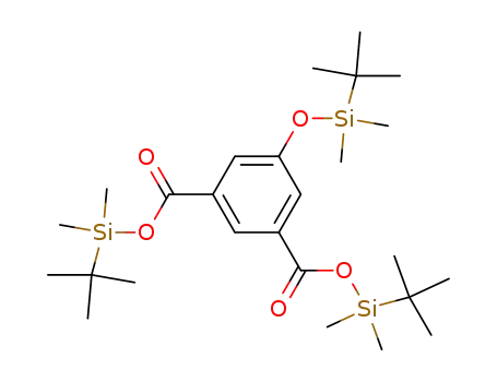 Molecular Structure of 438526-11-5 (bis(tert-butyldimethylsilyl)-5-(tert-butyldimethylsiloxy)isophthalate)