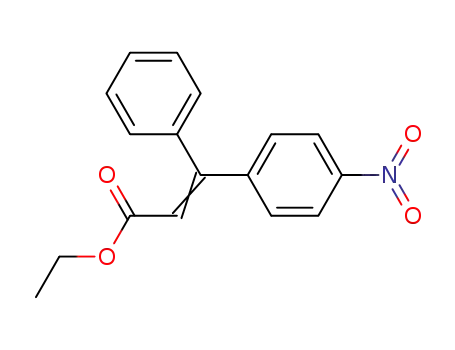 Molecular Structure of 21320-81-0 (ethyl (2E)-3-(4-nitrophenyl)-3-phenylprop-2-enoate)