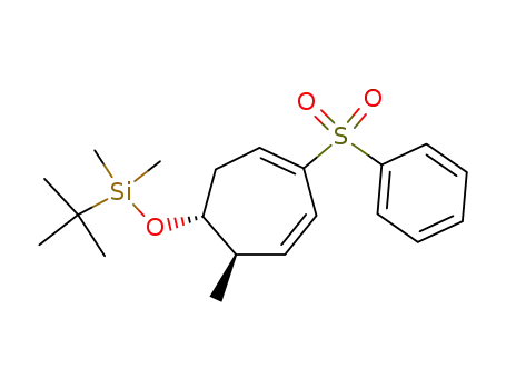 ((1R,2R)-5-Benzenesulfonyl-2-methyl-cyclohepta-3,5-dienyloxy)-tert-butyl-dimethyl-silane