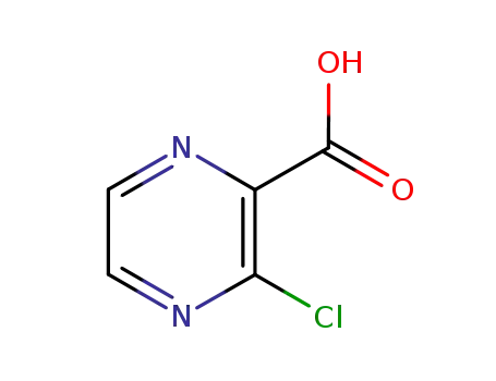 Molecular Structure of 27398-39-6 (3-CHLORO-2-PYRAZINE-CARBOXYLIC ACID)