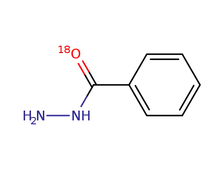 (<SUP>18</SUP>O)-benzoyl hydrazine