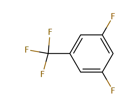 Molecular Structure of 401-85-4 (3,5-Difluorobenzotrifluoride)