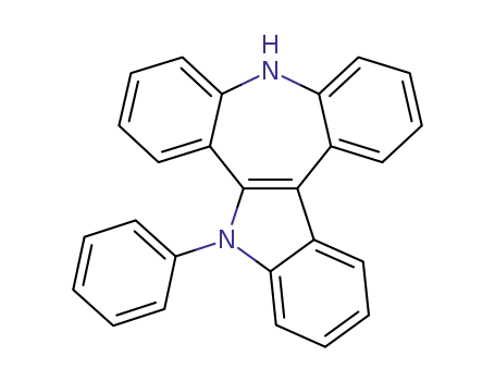 Molecular Structure of 1799295-84-3 (Benz[b]indolo[2,3-d][1]benzazepine, 5,10-dihydro-5-phenyl-)