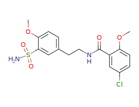 2-methoxy-5-chloro-N-[5-(1-sulfonylamino-2-methoxyphenyl)-ethyl]-benzamide