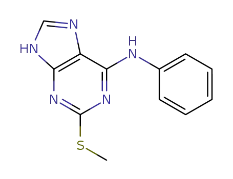 2-methylthio-6-anilinopurine
