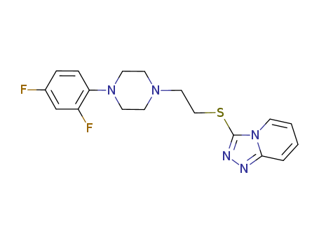 3-[2-[4-(2,4-difluorophenyl)piperazin-1-yl]ethylsulfanyl]-[1,2,4]triazolo[4,3-a]pyridine