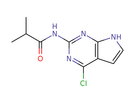 Propanamide, N-(4-chloro-1H-pyrrolo[2,3-d]pyrimidin-2-yl)-2-methyl-