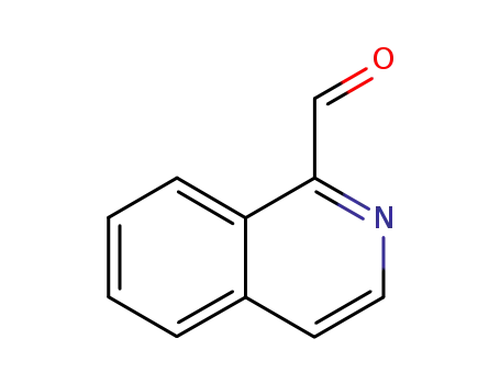 Molecular Structure of 4494-18-2 (Isoquinoline-1-carbaldehyde)