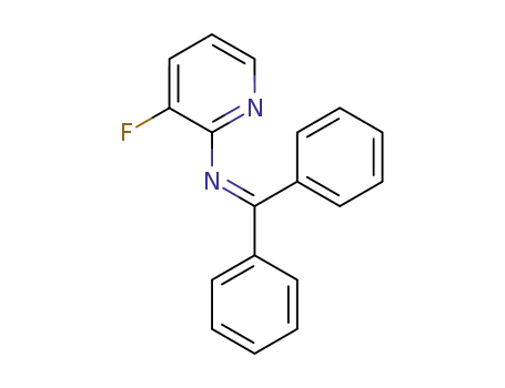 Molecular Structure of 628322-77-0 (2-Pyridinamine, N-(diphenylmethylene)-3-fluoro-)
