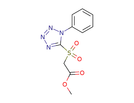 Molecular Structure of 476452-73-0 (methyl [(1-phenyl-1H-tetrazol-5-yl)sulfonyl]acetate)